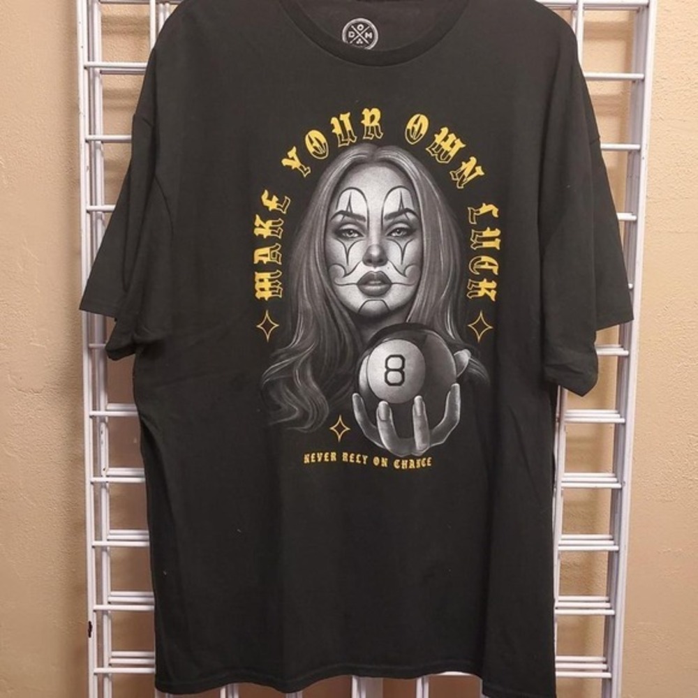 DOM "MAKE YOUR OWN LUCK t-shirt‎